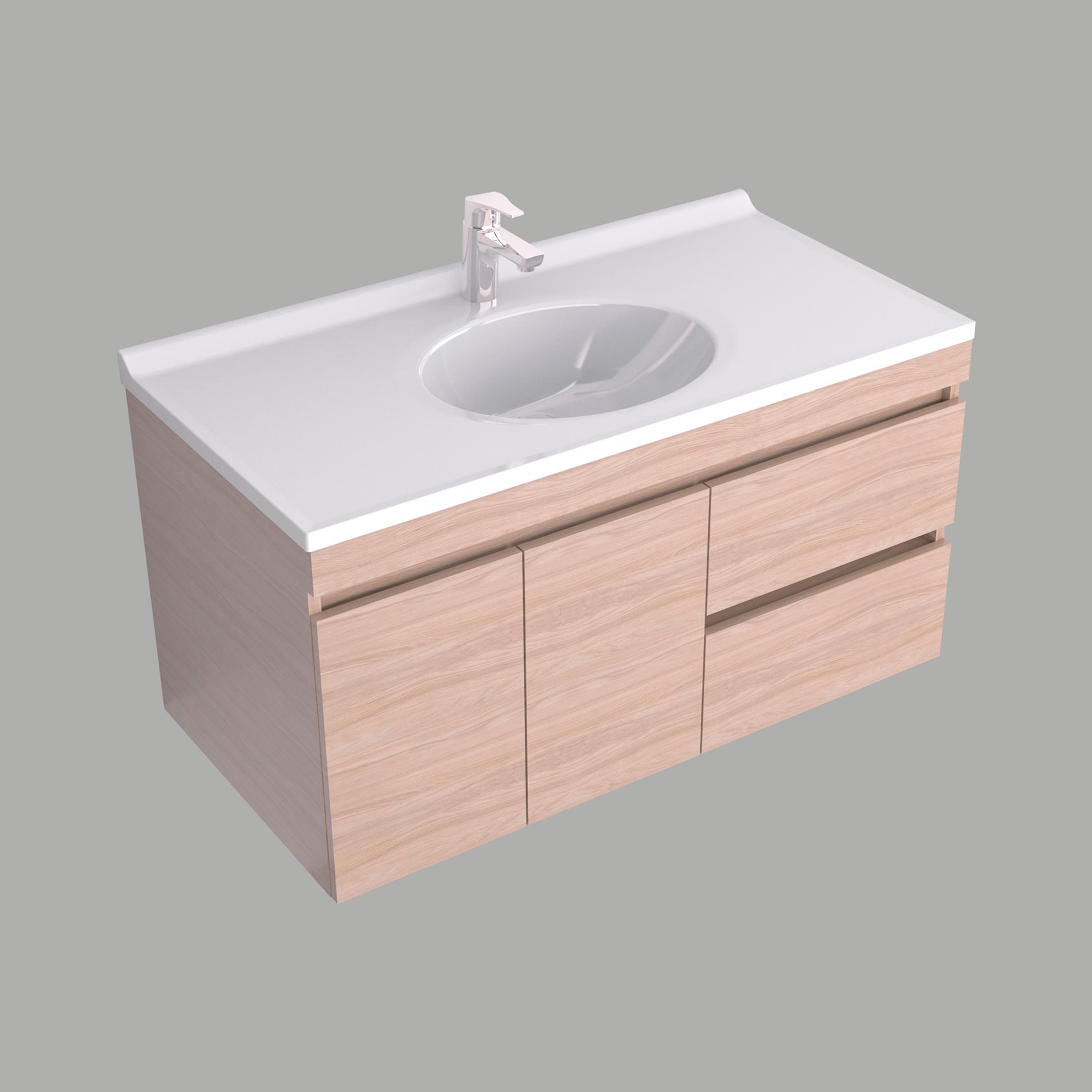 LVM-Quadratto-94x48-Blanco-KIT