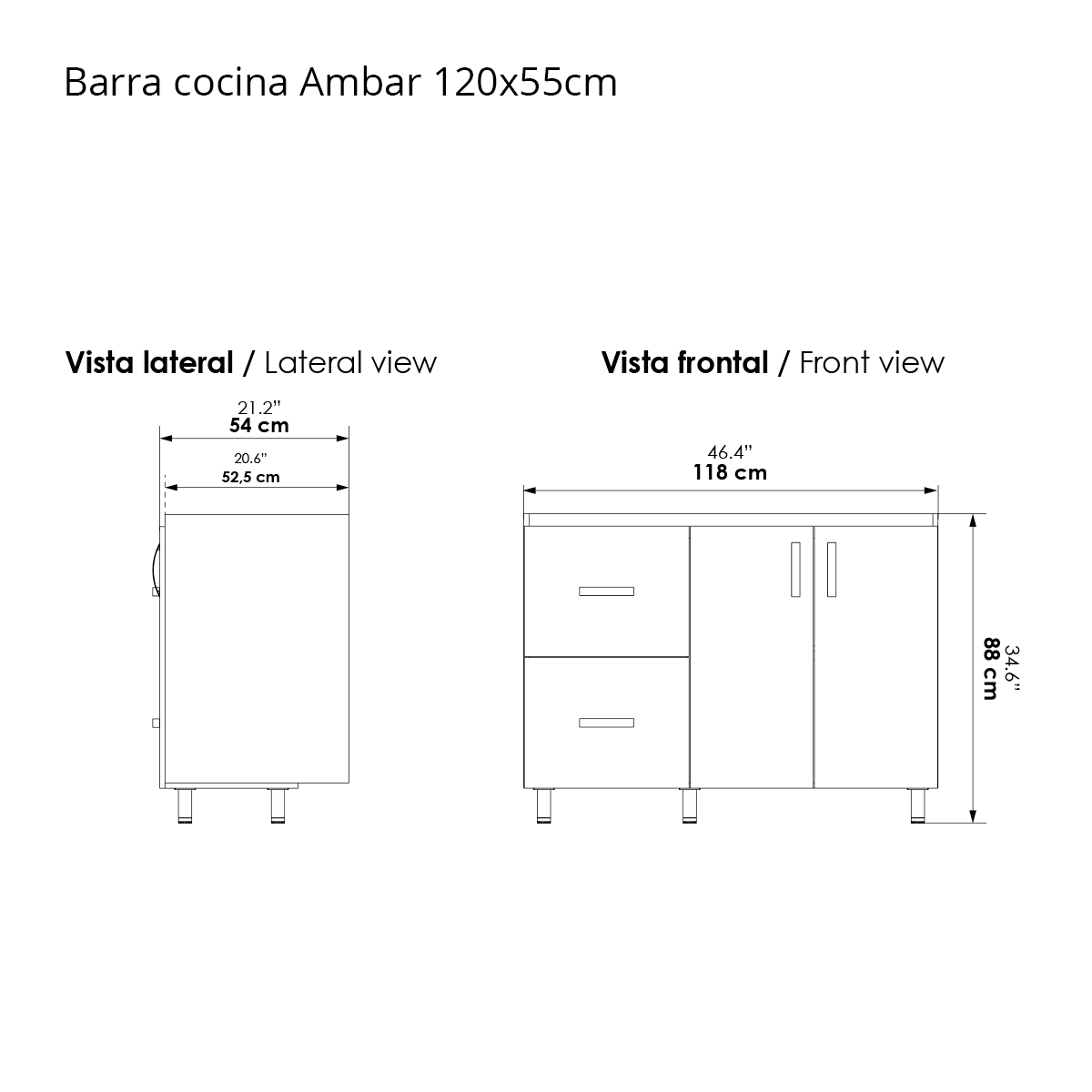 Mueble-Barra-Cocina-Ambar-120x55cm-Planos-WEB
